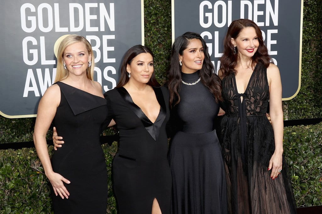 Women-Wearing-Black-Golden-Globes-2018